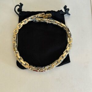 Eddie Borgo Gold Supra Chain Link Necklace Brand New